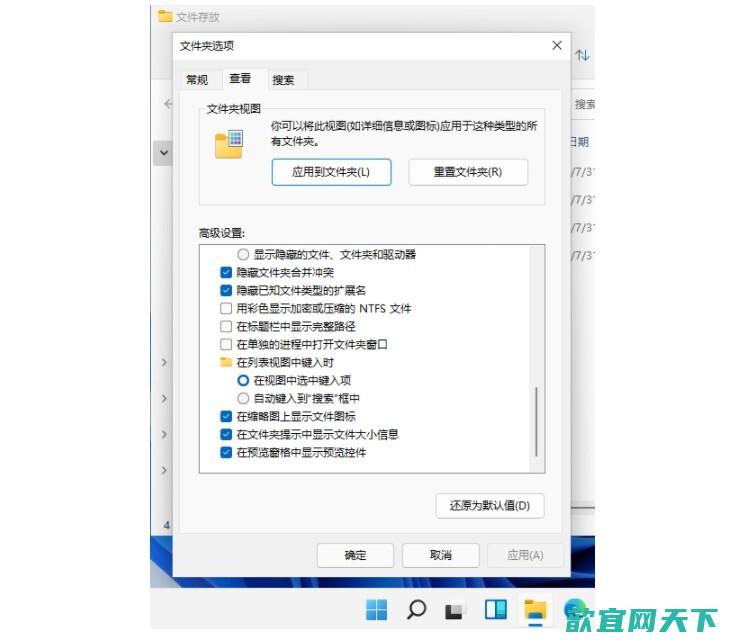 win11文件名后缀隐藏了怎么办_win11显示文件后缀名如何操作